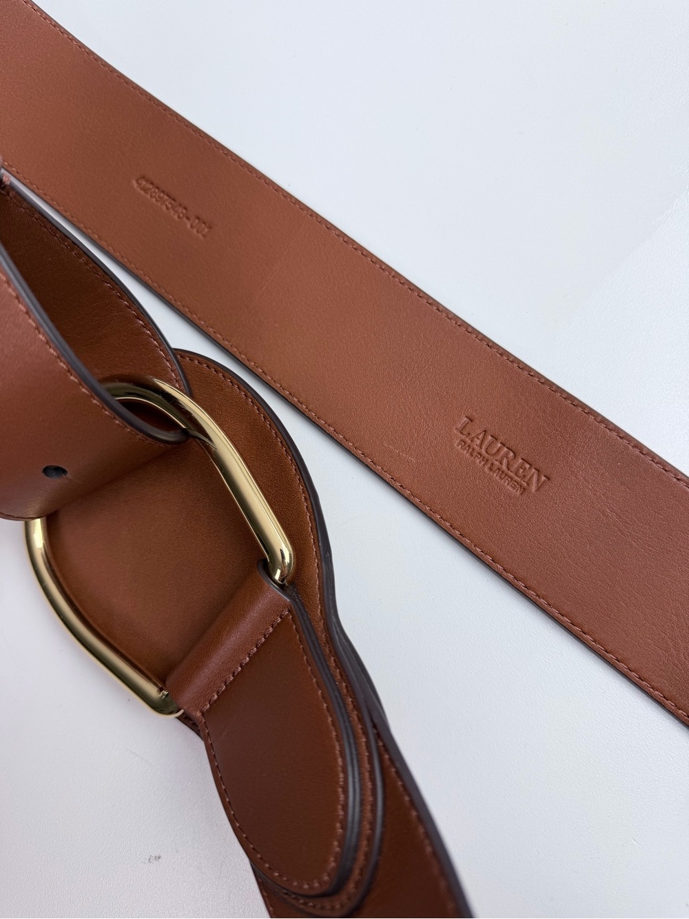 Lauren Ralph Lauren Wide Ring Equestrian-Belt-Wide Size 3X NWOT - Picture 8 of 9